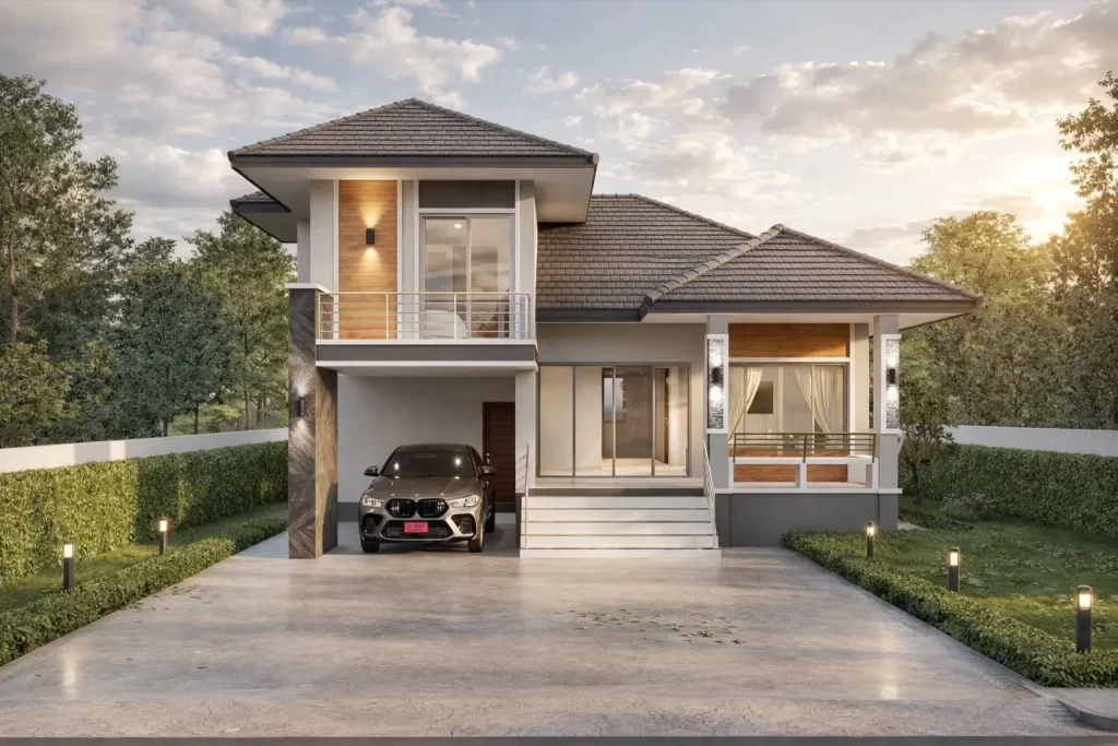 รวมแบบบ้านน่านสไตล์โมเดิร์น มาตรฐานวิศวกร SAFEHOUSE